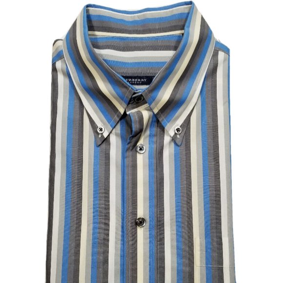 *SOLD* 55 BURBERRY LONDON Dress Shirt 5643E1M - Picture 3 of 8